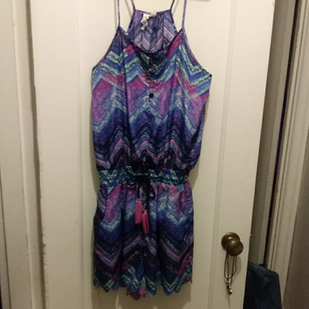 Girls Romper shorts. Spaghetti straps. Size S